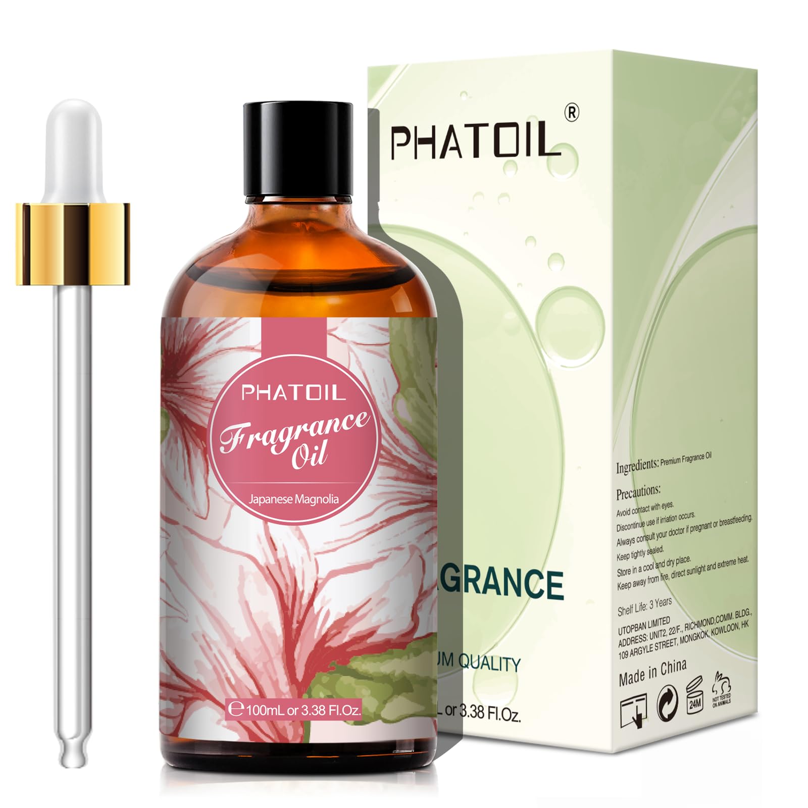 Amazon.com: PHATOIL 3.38FL.OZ Japanese Magnolia Fragrance Oils for